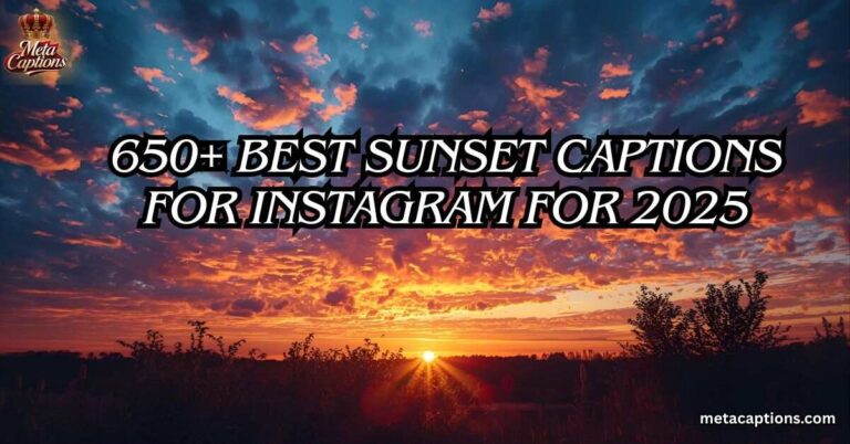 sunset-captions-for-instagram